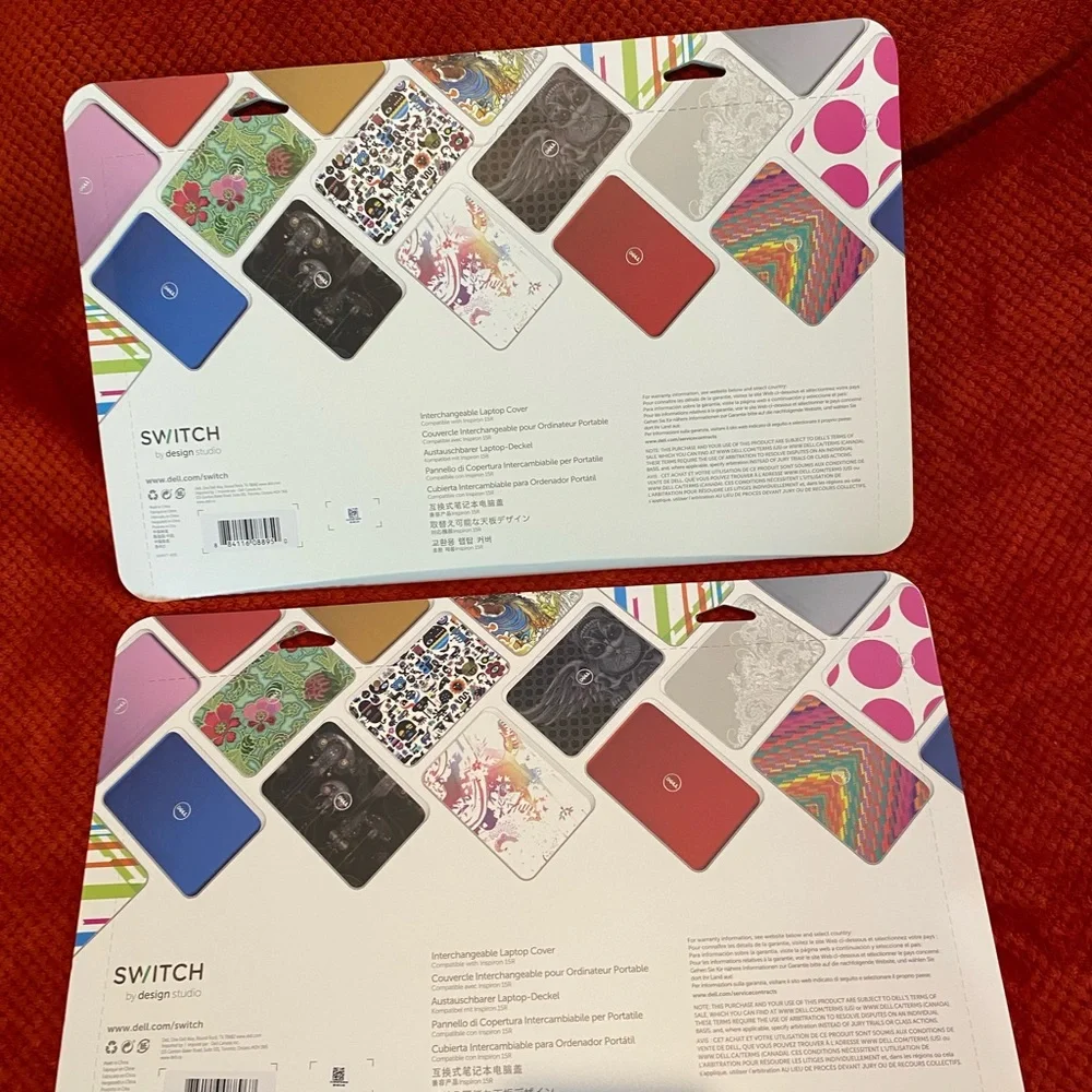 2 NIB Dell Switch by Design Studio Interchangeable Laptop Covers